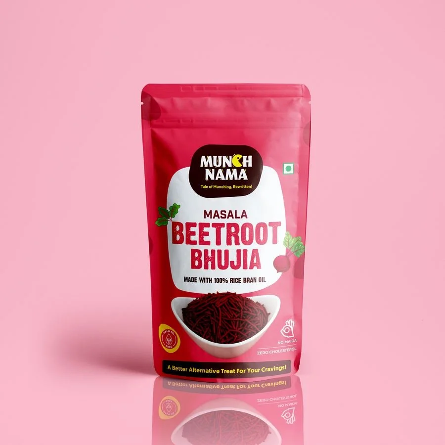 Beetroot Bhujia packaging