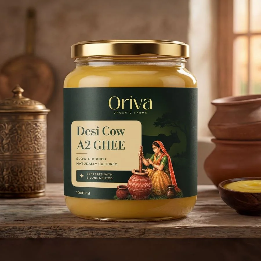 Cow Ghee packaging