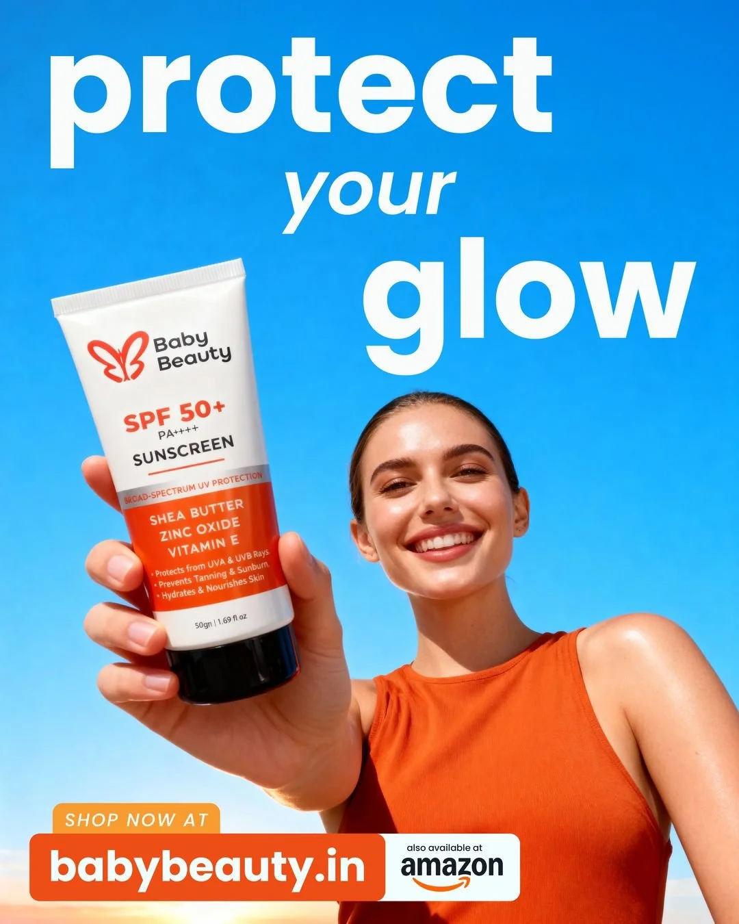 Sunscreen social creative